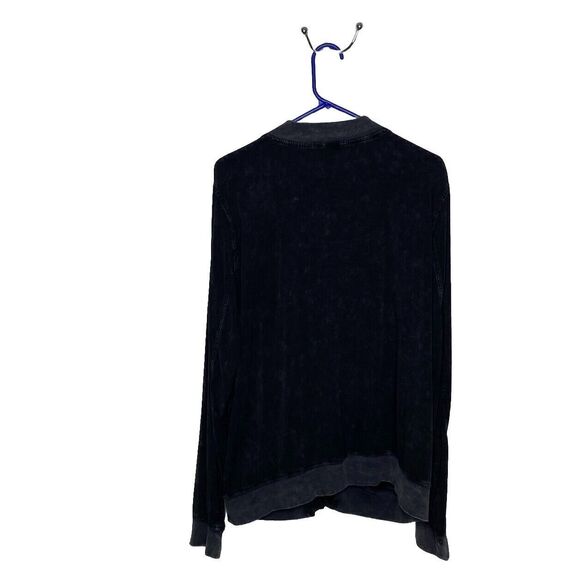 Torrid Black Grey Gray Full-Zip V Neck Lightweight Jacket Size 1 = 1X - Picture 4 of 7